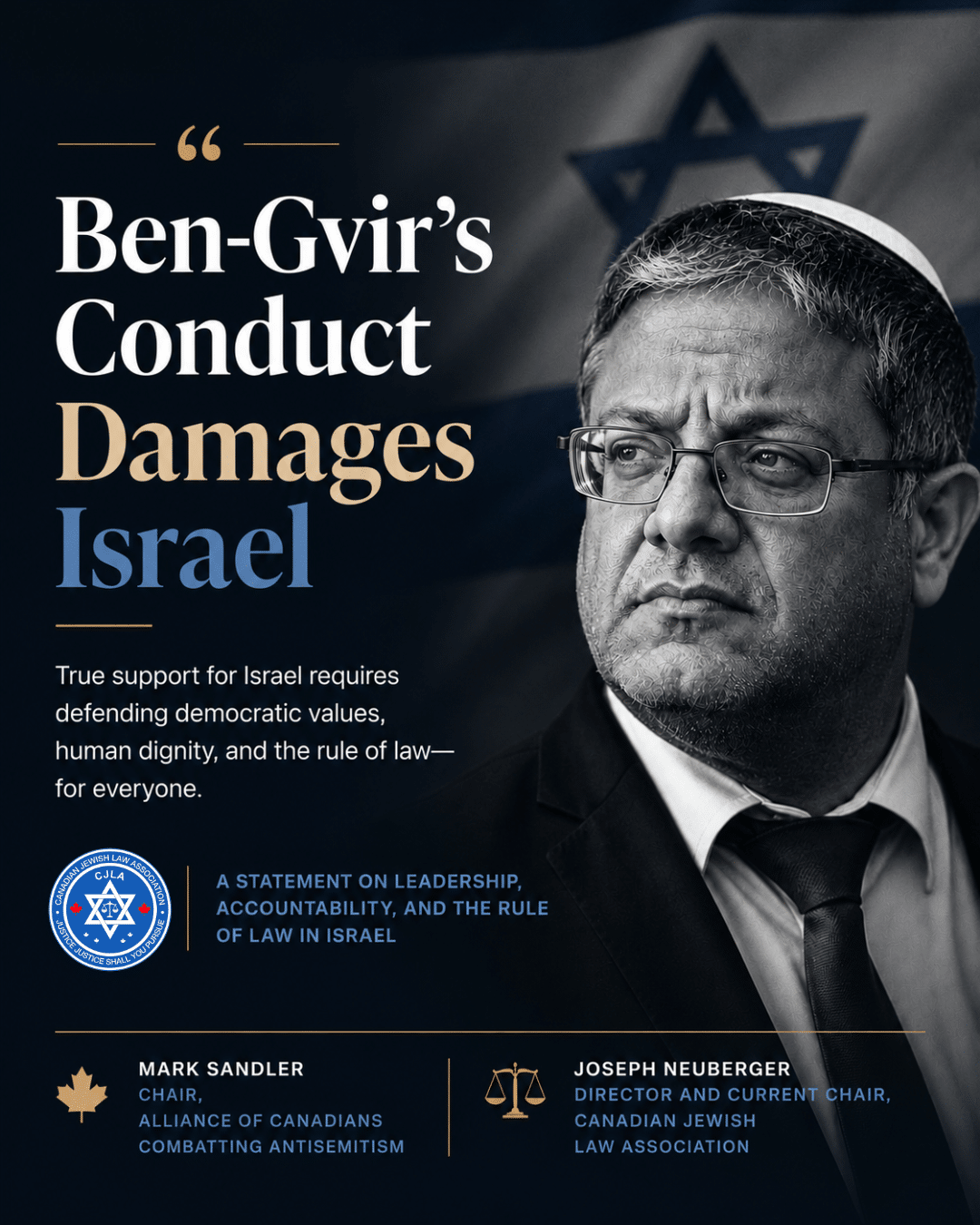 Featured image for “Ben-Gvir’s Conduct Damages Israel”